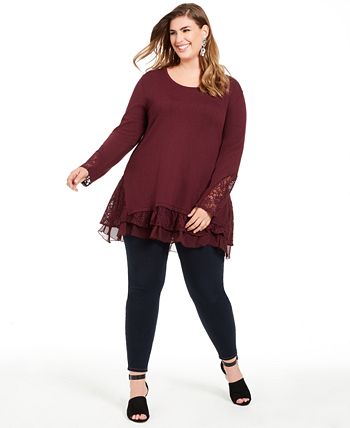 Style & Co Plus Size Jeggings, Created for Macy's & Reviews - Jeans ...