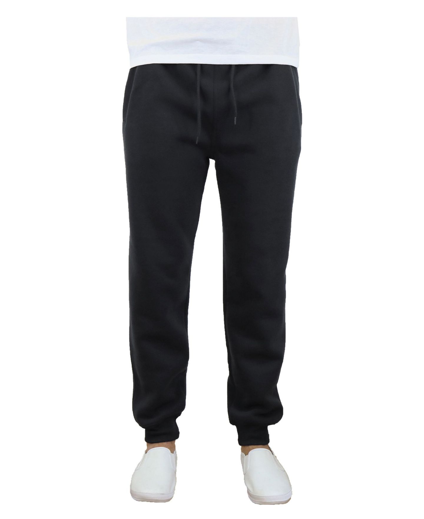 Мужские брюки Galaxy By Harvic Slim Fit Jogger, цвет: Чёрный — фото 1
