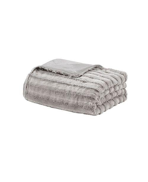 Beautyrest Duke Faux Fur 18lbs Weighted Blanket & Reviews - Blankets ...