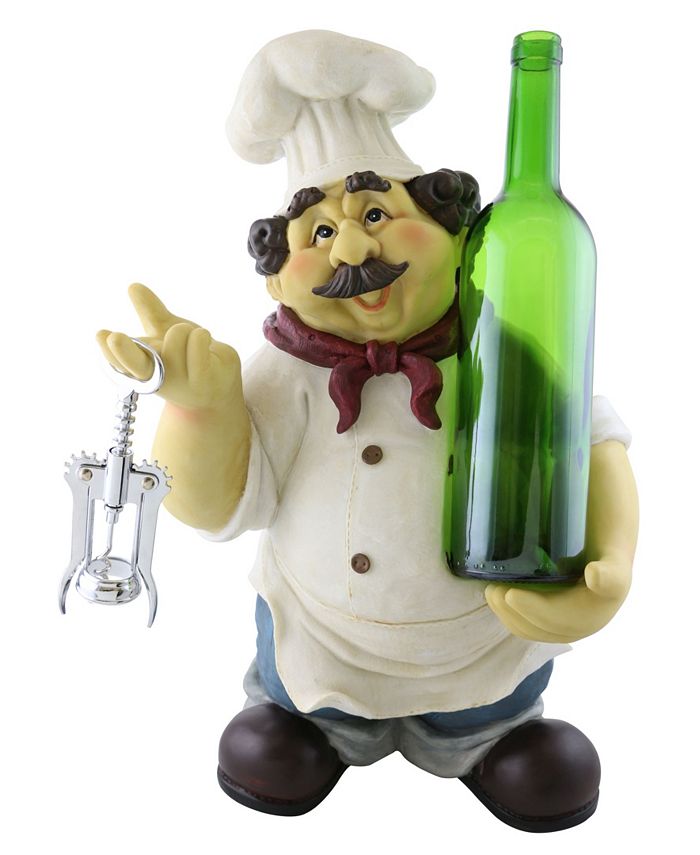 Wine Bodies Chef Bottle Holder with Cork Opener Macy's