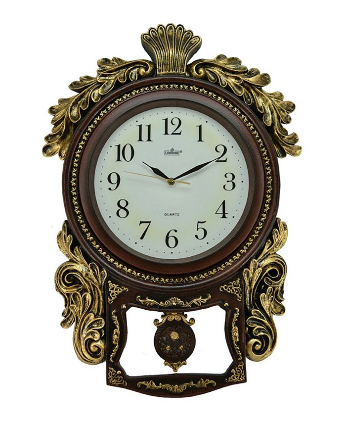 Three Star Wall Clock with Pendulum Macy's