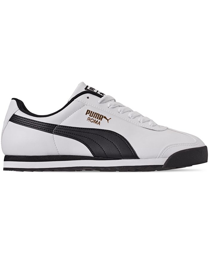 Puma Men's Roma Basic Casual Sneakers from Finish Line - Macy's