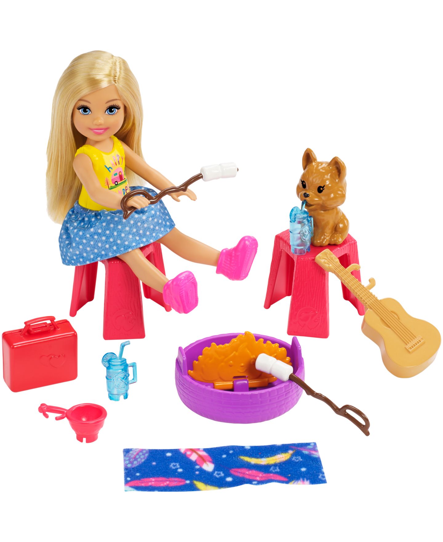 Детские куклы Barbie Toys, Camper Playset with Chelsea Doll, Toy Car and Accessories — фото 2