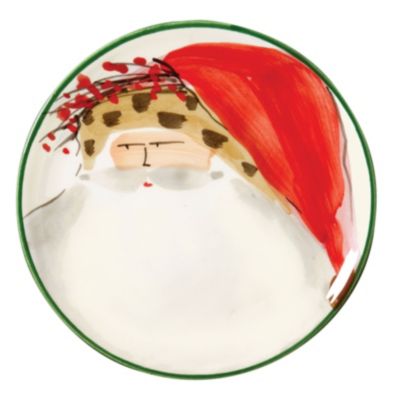 Old St. Nick Assorted Canape Plates - Set of 4