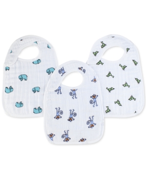 aden by aden + anais Baby Boys & Girls 3-Pk. Cotton Jungle Jam Bibs