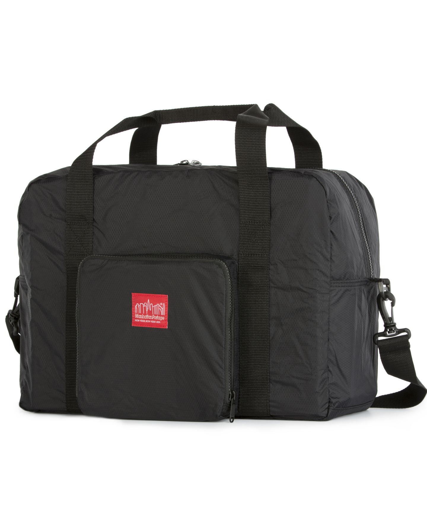 Женская сумка Manhattan Portage Packable 3 Decker Duffel, цвет: Чёрный — фото 1