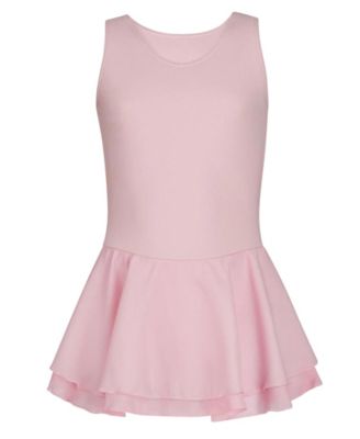 Girls Double Layer Skirt Tank Dress