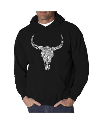 skull hooded sweatshirt