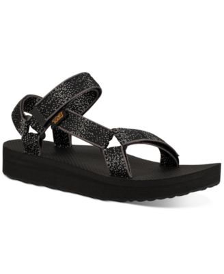 teva midform universal chunky sandals in black