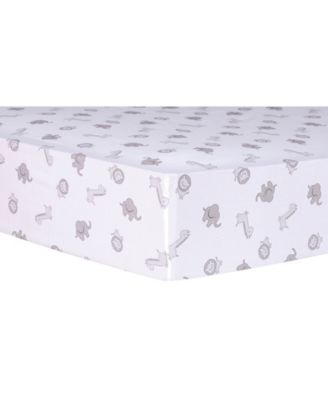 Chevron Safari Cotton Crib Sheet