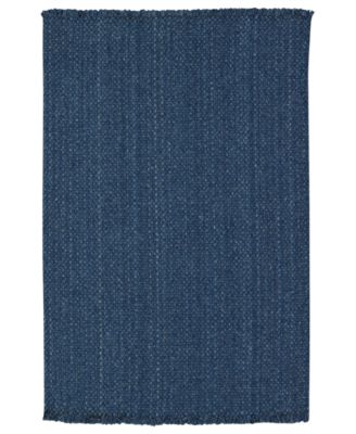 Capel - Area Rug, Hampton Flatweave 0404-400 Denim 5' x 8'