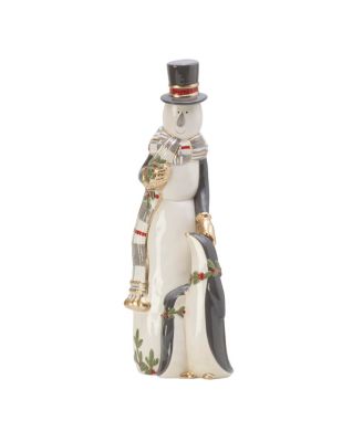 Fitz and Floyd - Fitz & Floyd Mistletoe Merriment Snowman Figurine