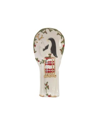Fitz and Floyd - Fitz & Floyd Mistletoe Merriment Spoon Rest