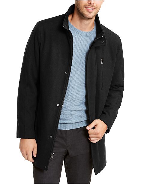 Calvin Klein Men S Long Open Bottom Overcoat Created For Macy S
