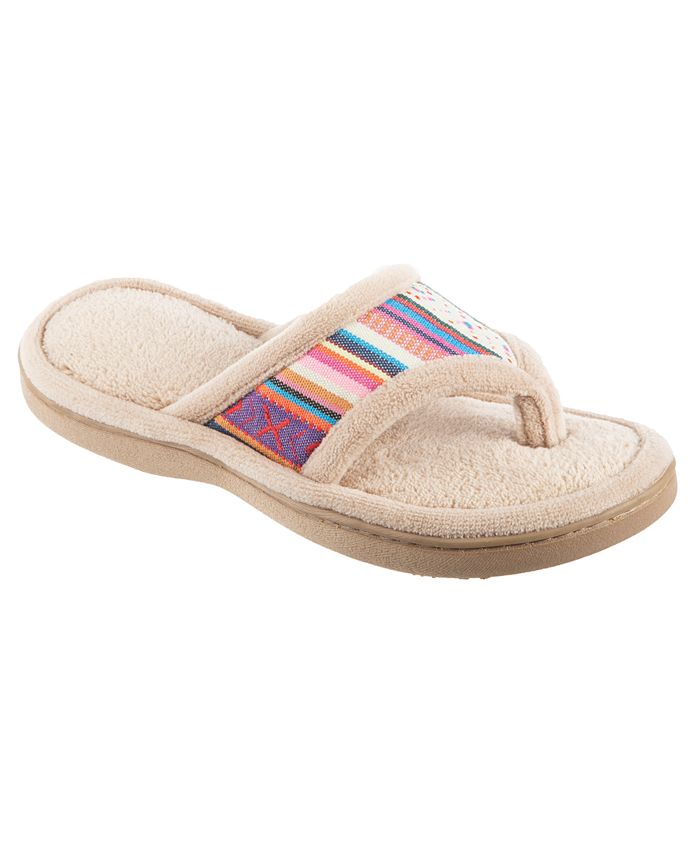Isotoner Signature Isotoner Women's Microterry Renae Thong Slipper