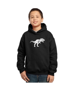 La Pop Art Boy's Word Art Hoodies - Tyrannosaurus Rex