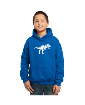 La Pop Art Boy's Word Art Hoodies - Tyrannosaurus Rex