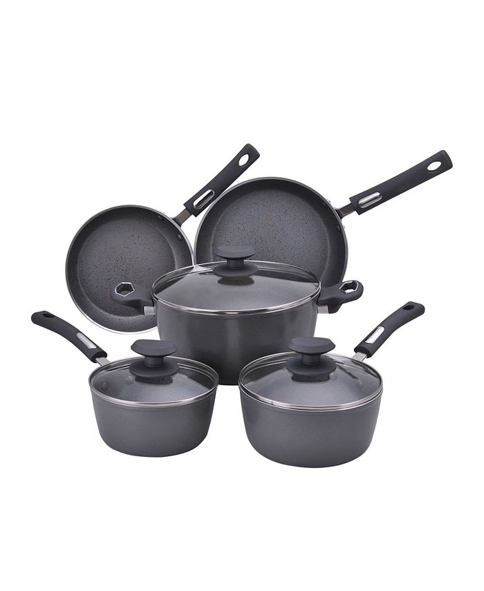 Hamilton Beach 2 Quart Cast Iron Piece Sauce Pan with Stainless Steel Knob  Set