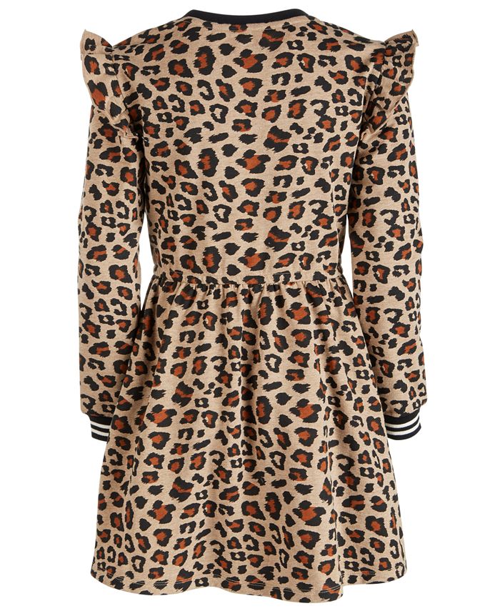 Girls leopard print sweatshirt outlet