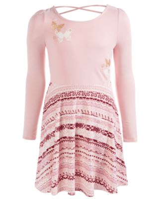 boho fit and flare dress