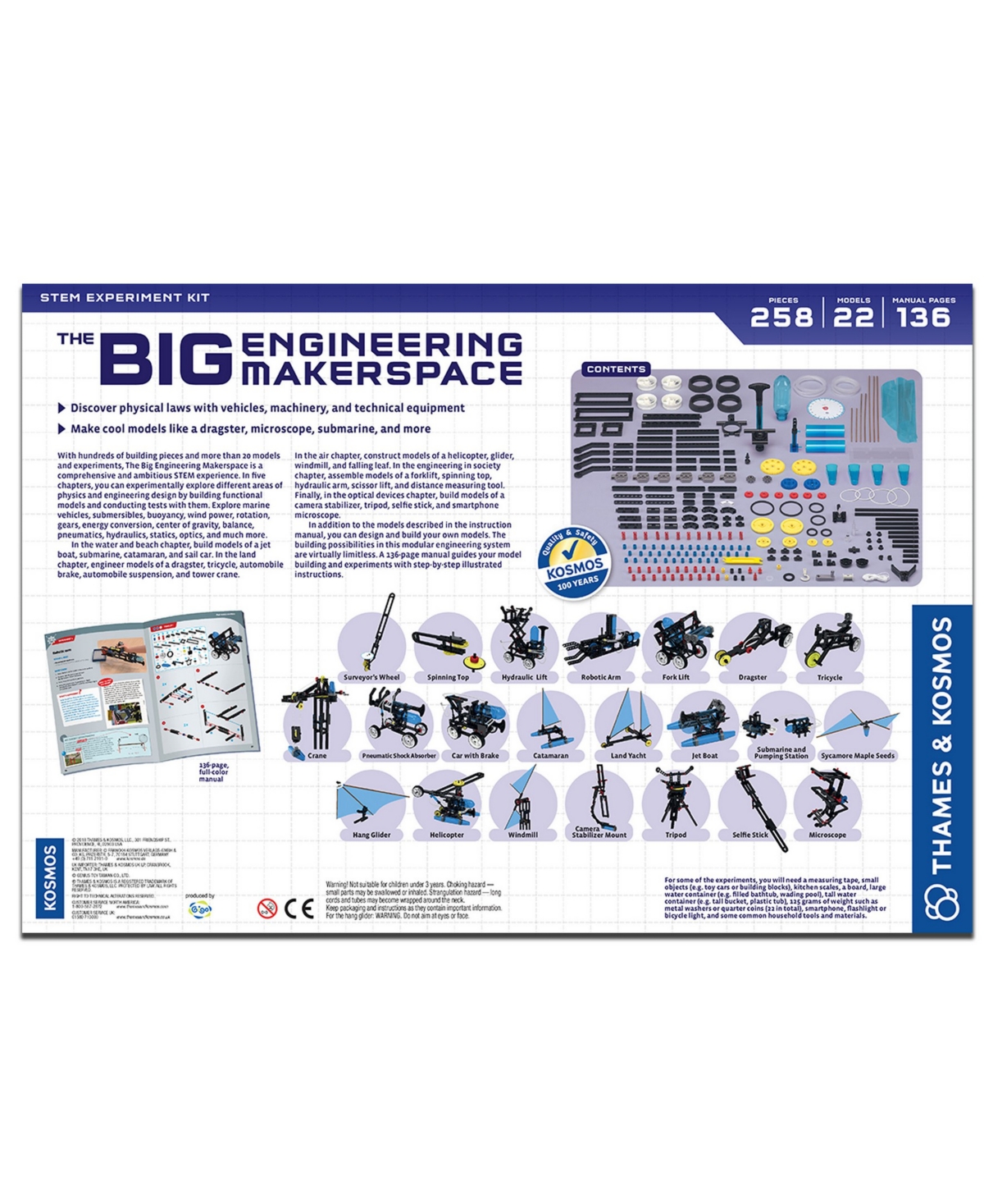 Thames & Kosmos The Big Engineering Makerspace In Multi