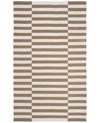 Ludlow Stripe LRL7350C Sepia 4' X 6' Area Rug