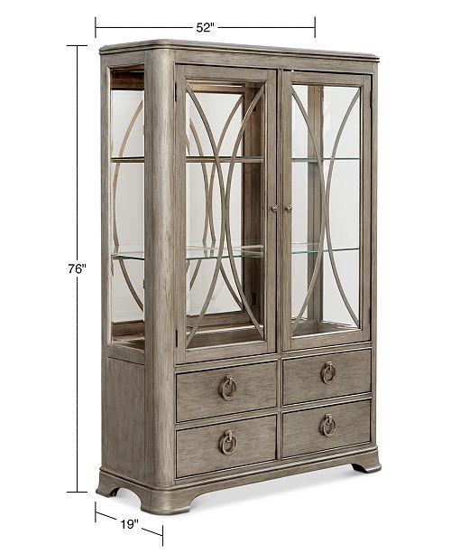 Furniture Kelly Ripa Home Hayley China Cabinet & Reviews ...