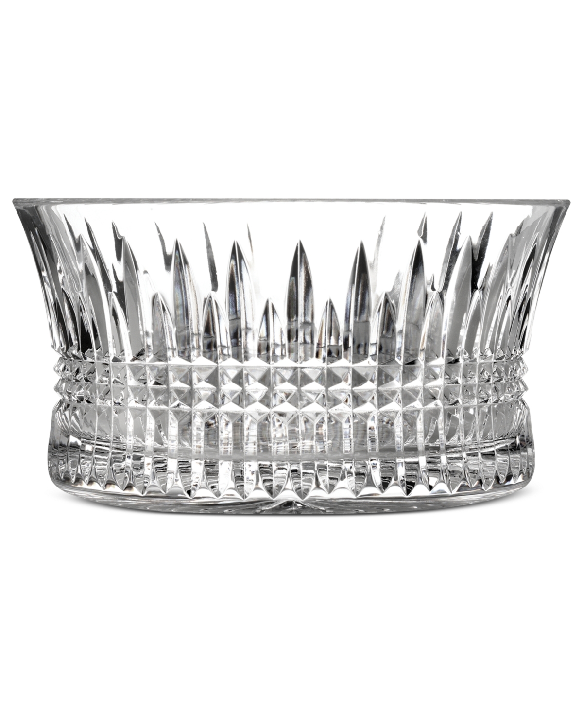 Waterford Gifts, Lismore Diamond Crystal Bowl 8" In No Color