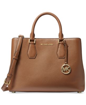 Michael Kors Bags | Michael Kors Avril Large Top Zip Satchel | Color: Brown | Size: Os | Fashionstylestd's Closet