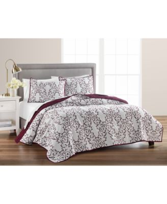 Martha Stewart Collection Chateau Cotton Quilt, Full/Queen, Created For Macy's
