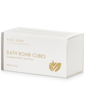 Yuzu Soap Bath Bomb Cubes - Eucalyptus Mint 6-oz