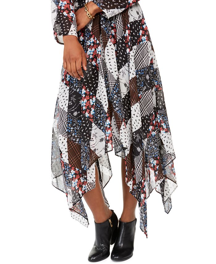 Tommy Hilfiger Printed FauxWrap Peasant Dress Macy's