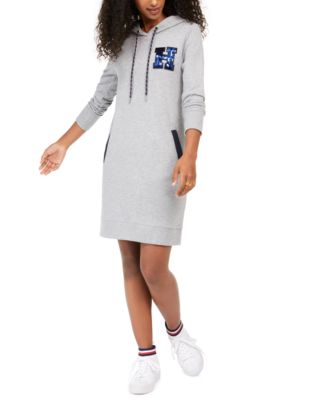 tommy icon hoodie dress