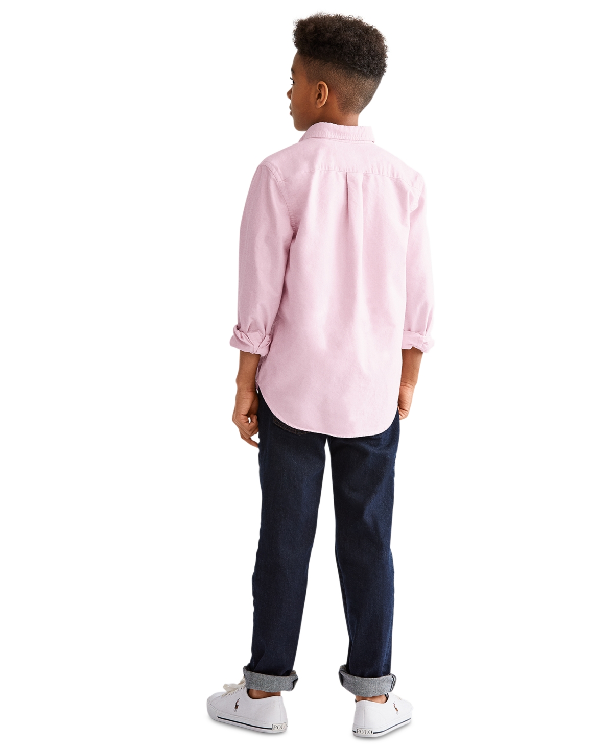 Polo Ralph Lauren Big Boys Embroidered Pony Logo Cotton Oxford Shirt