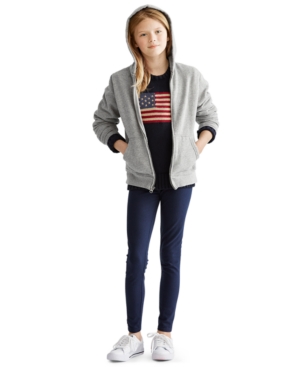 image of Polo Ralph Lauren Big Girls French Terry Hoodie
