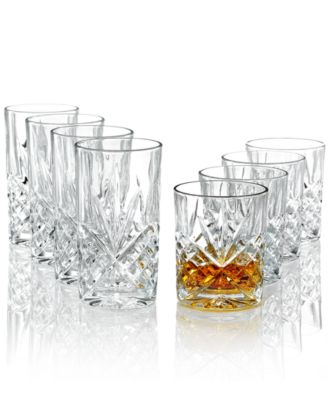 Barware, Dublin Double Old-Fashioned and Highball Glasses, Set of 8