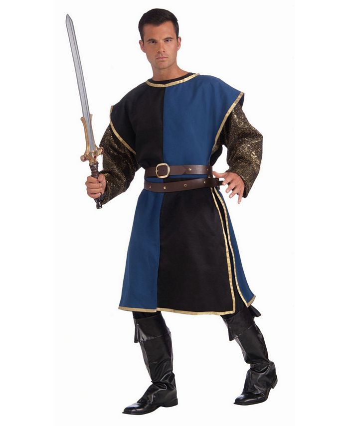 BuySeasons Men's Medieval Tabard Blue And Red Adult Costume - Macy's