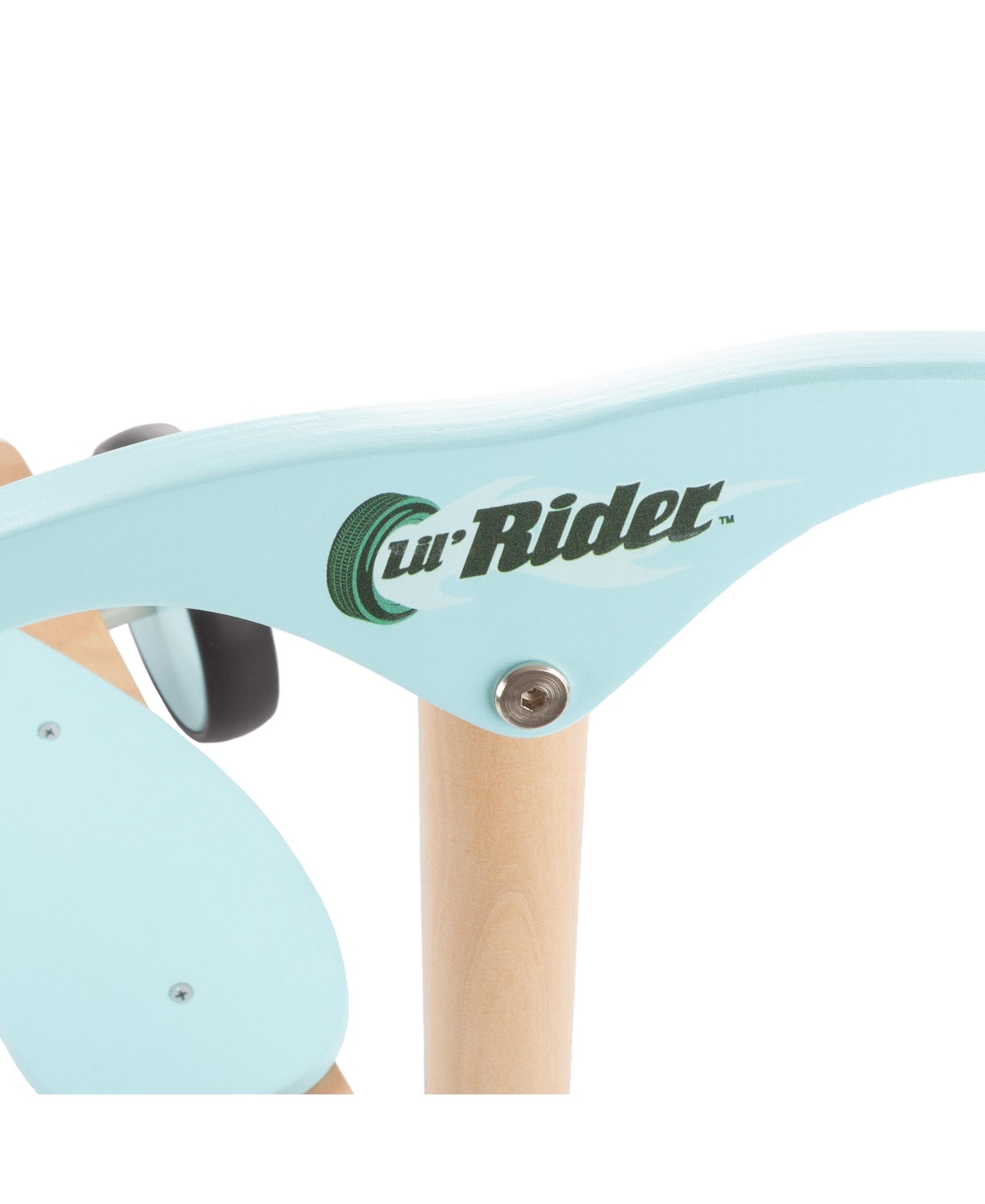 Shop Lil' Rider Kids Wooden Scooter In Light Blue
