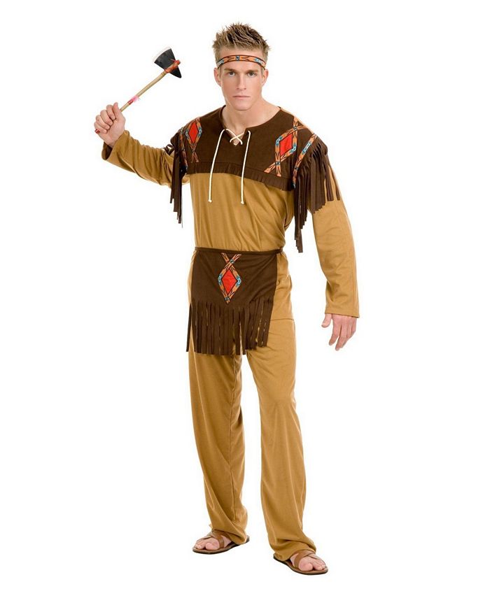 BuySeasons Men's Native American Brave Adult Costume - Macy's