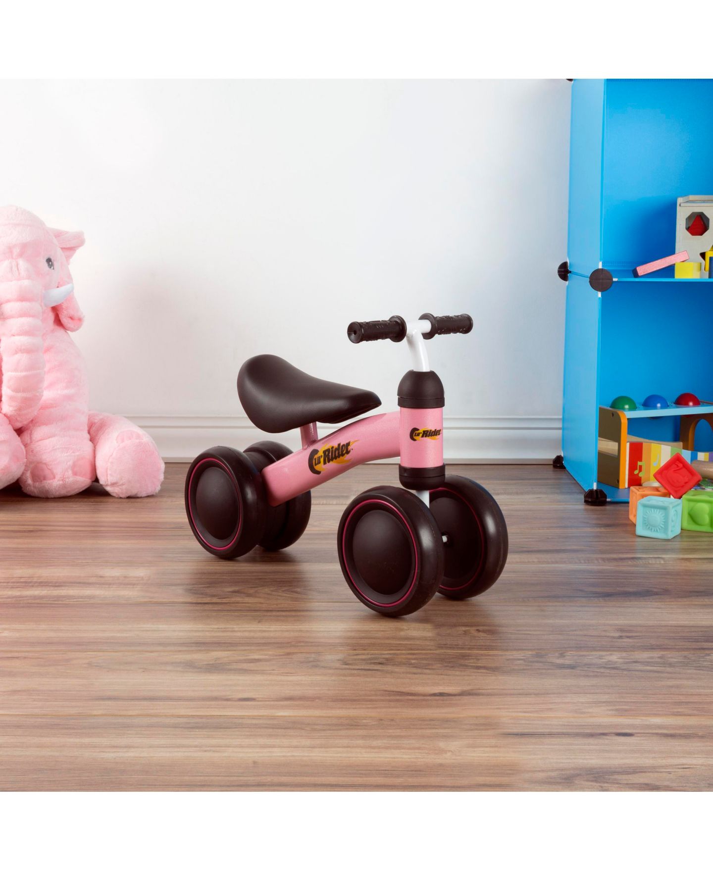 Детская игрушка Lil' Rider Mini Trike No-Pedal Three-Wheel Tricycle, Fits 1 Rider, от 2 лет, цвет: Розовый — фото 8
