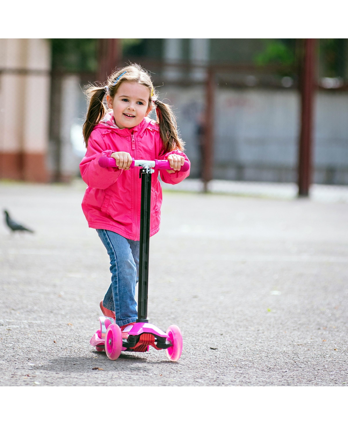 Lil' Rider Kids Scooter In Neon Pink