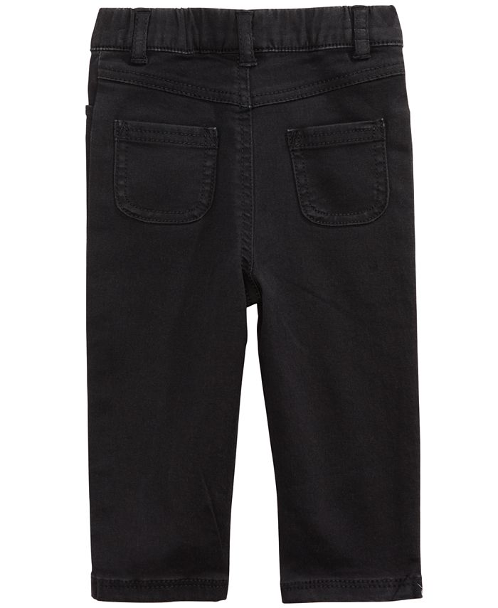 First Impressions Baby Girls Embroidered Jeans, Created For Macy's Macy's