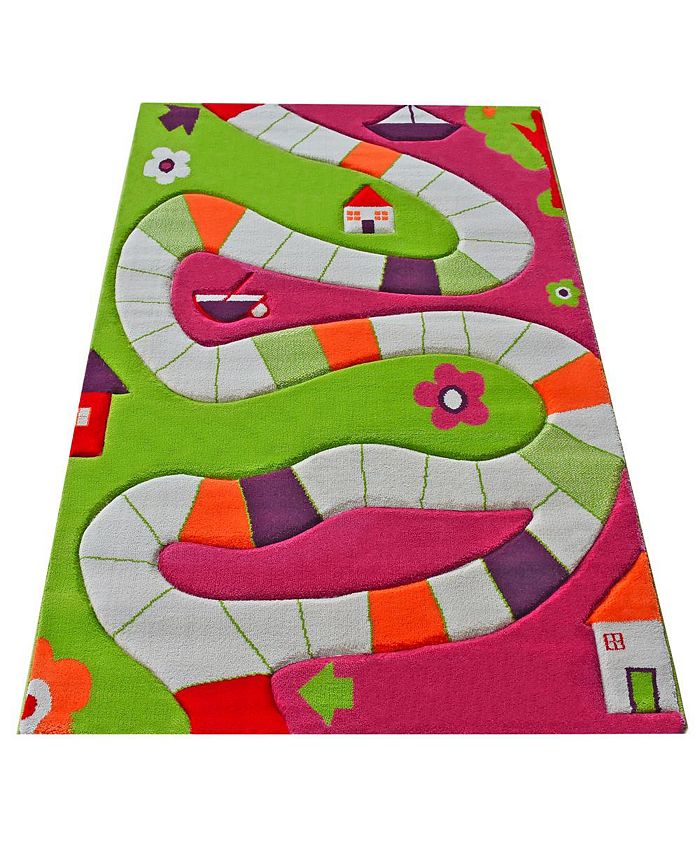 IVI Playway Pink Soft Nursery Rug Playmat Macy's