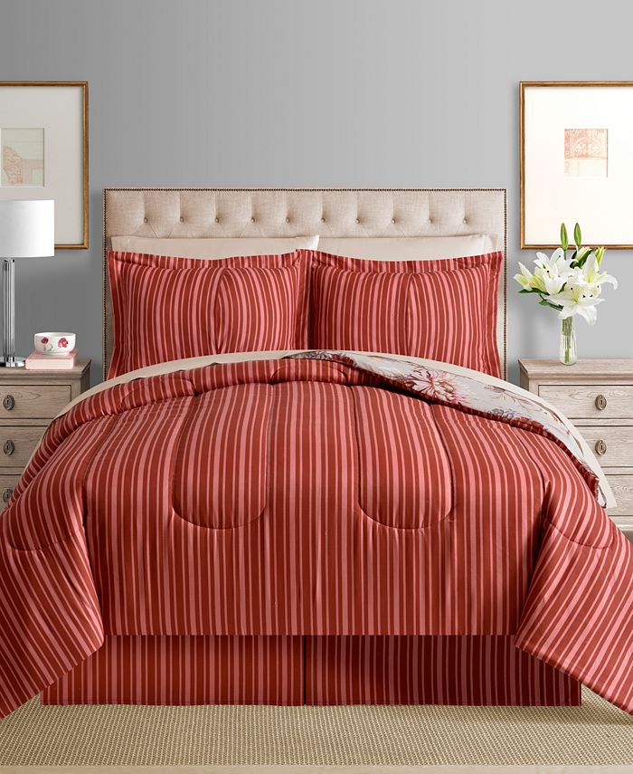 Fairfield Square Collection Viola Reversible 8Pc. Comforter Sets Macy's