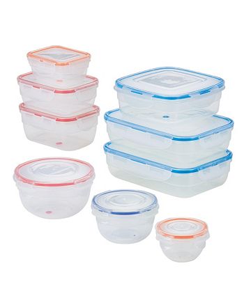 LocknLock Color Mates 30-Piece Food Storage Container Set, Assorted