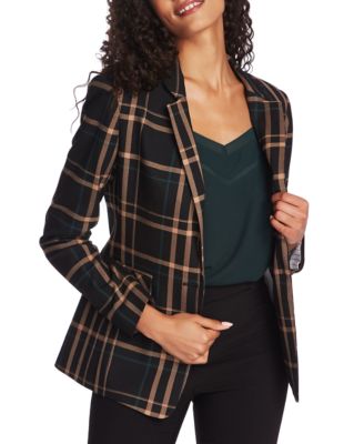 1.STATE - One-Button Plaid Jacket