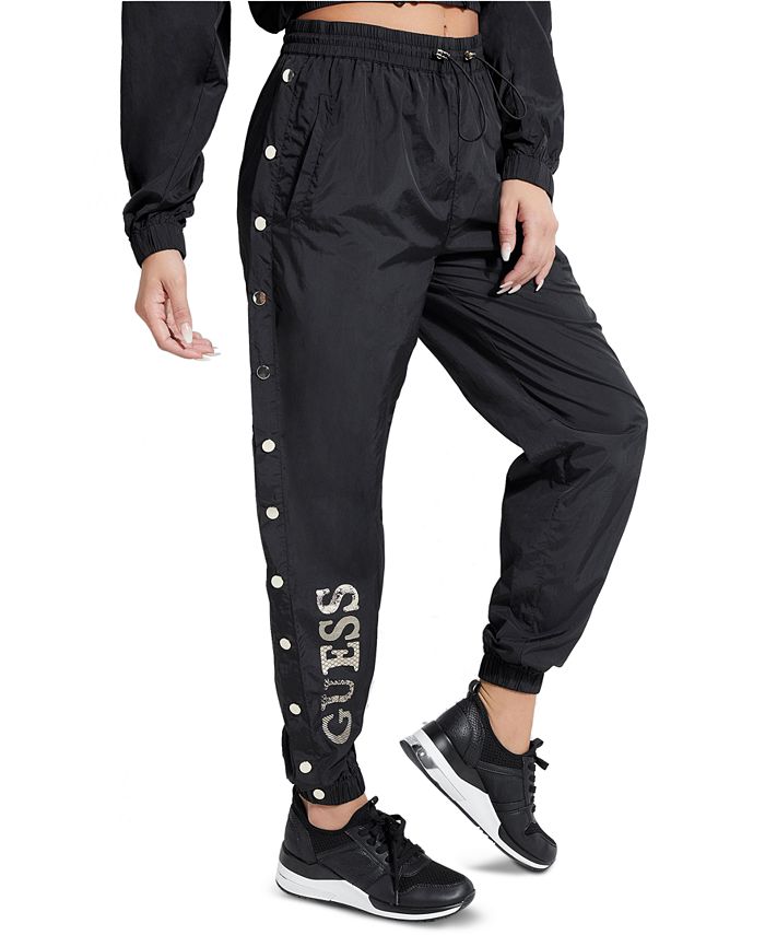 GUESS Sasha SnapButton Jogger Pants Macy's