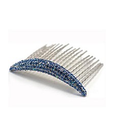Curved Crystal Hair Comb