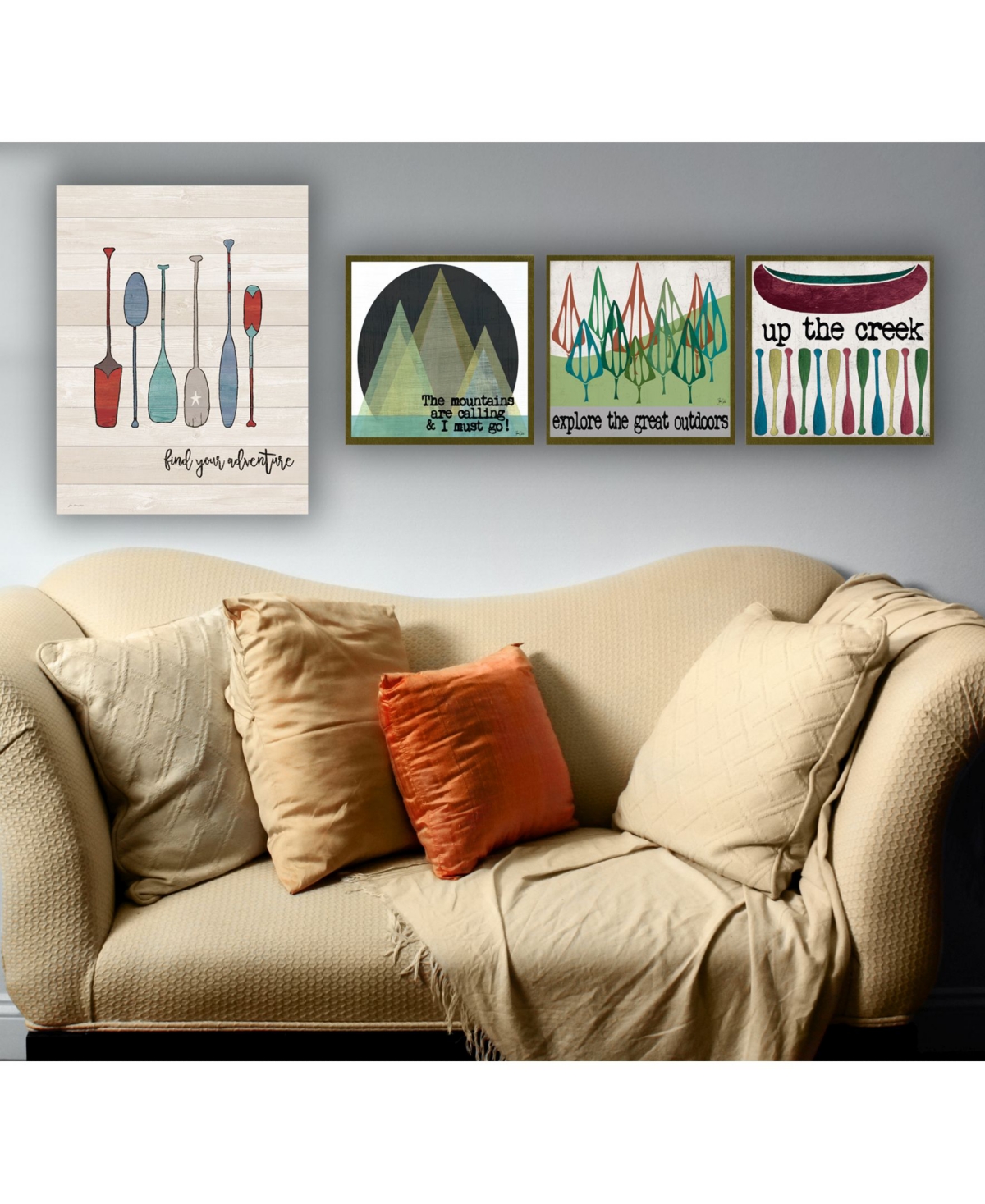 Stupell Industries The Mountains Are Calling Wall Plaque Art,
