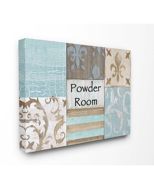Stupell Industries Home Decor Collection Fleur De Lis Powder Room